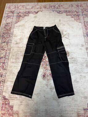 Rachel Paige Kids Girls Black Cargo Pants Size Small In Great Shape!!